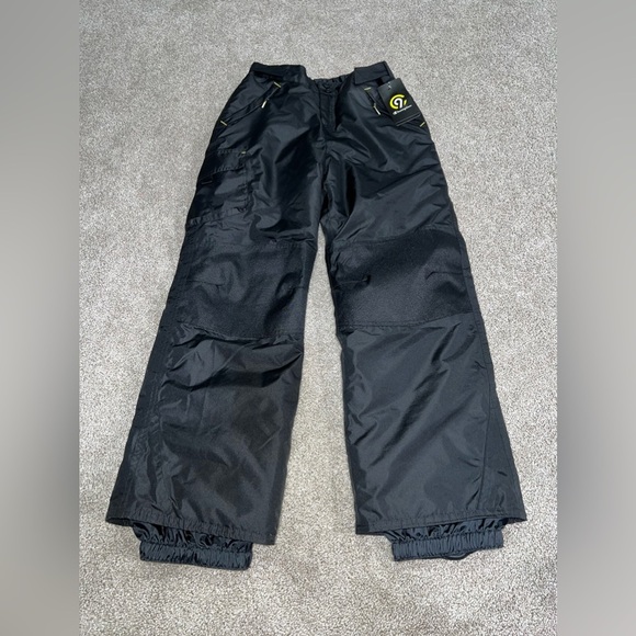Champion C9 Girls Snow Pants Black size L 10/12 adjustable waist - Picture 1 of 5